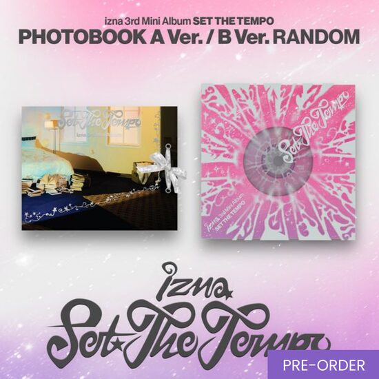 {PRE-ORDER} izna - 3rd Mini Album [SET THE TEMPO] (Photobook Ver.)